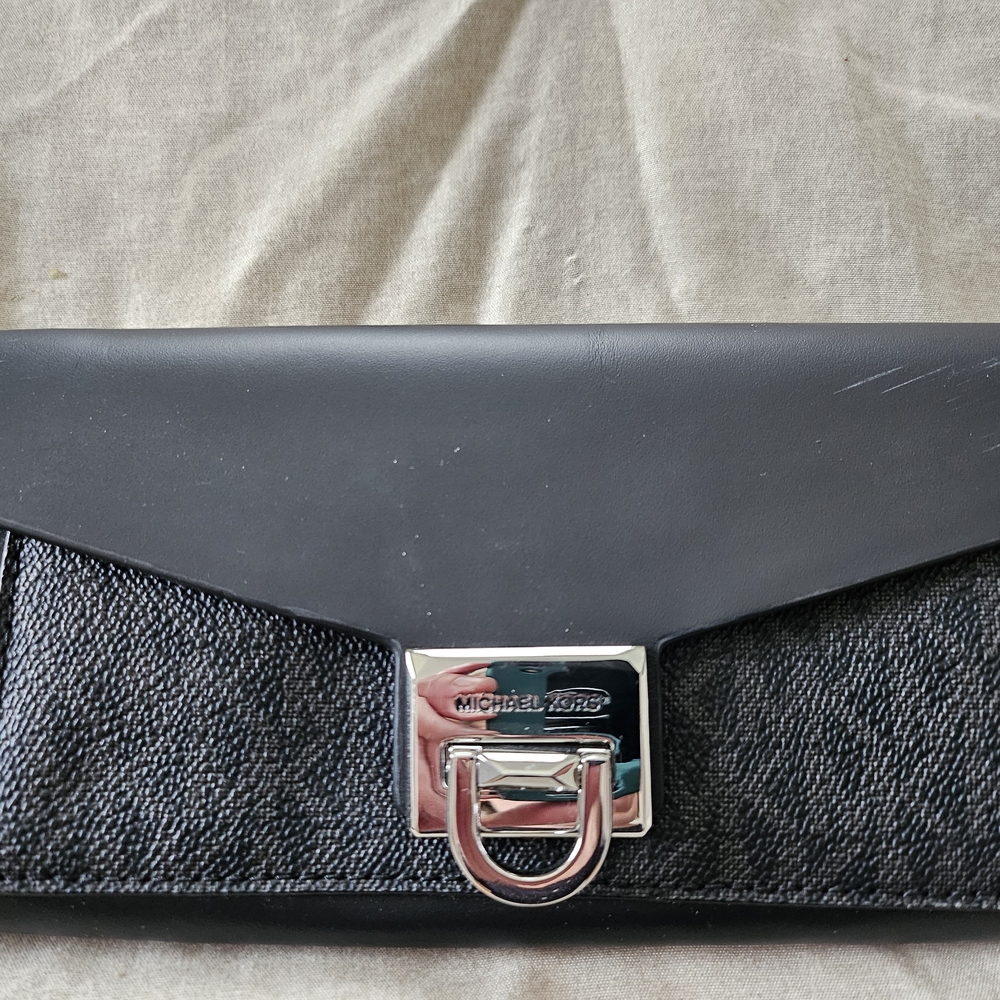 Michael Kors Black Clutch Bag